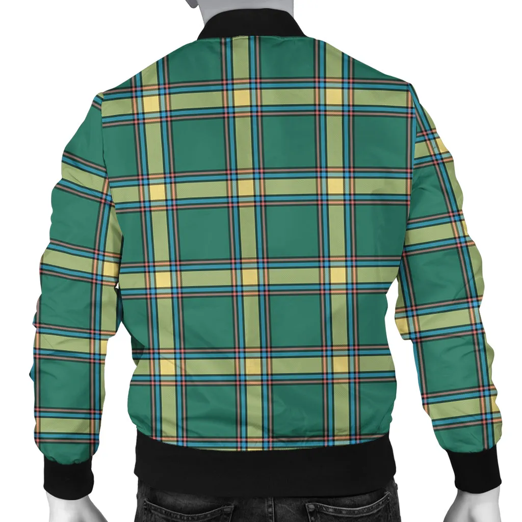 Alberta Province Canada Tartan Bomber Jacket