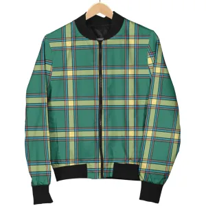 Alberta Province Canada Tartan Bomber Jacket