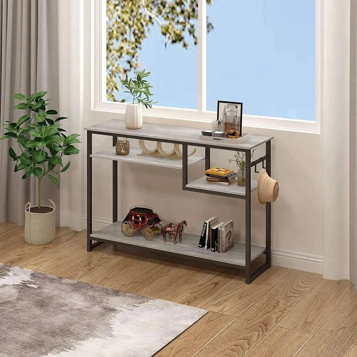 Bestier Multi-Functional Hallway Table