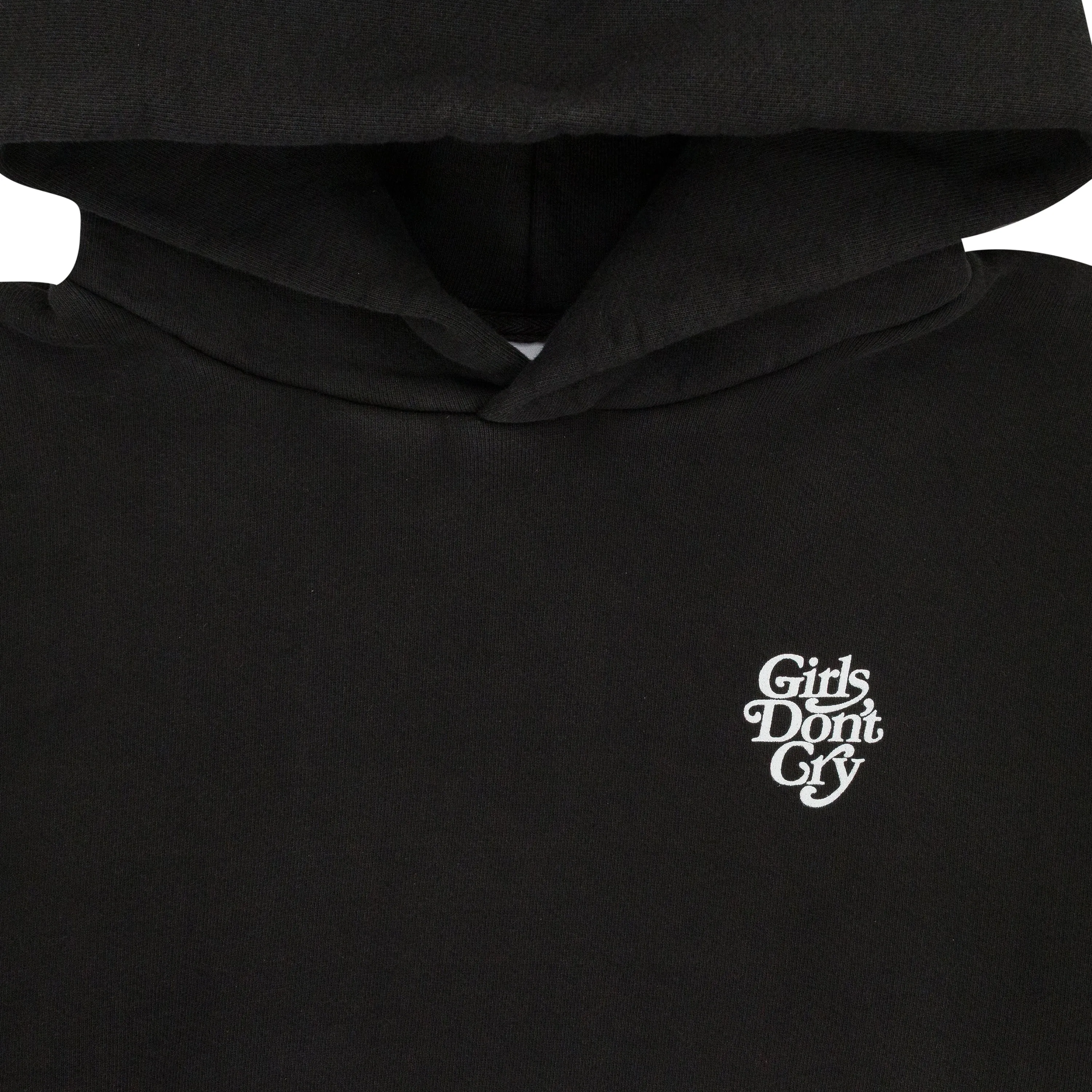 BLACK PULLOVER HOODIE