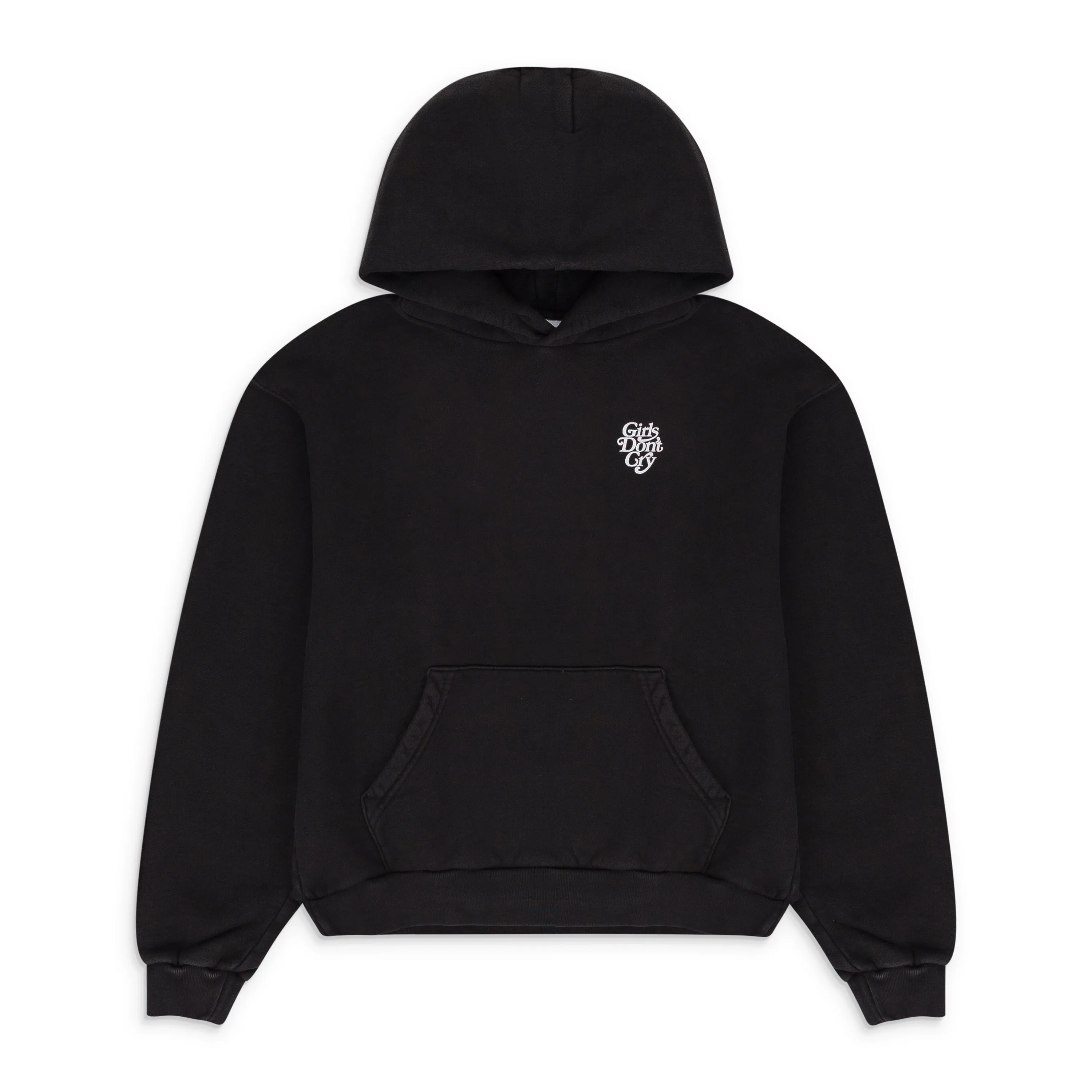 BLACK PULLOVER HOODIE