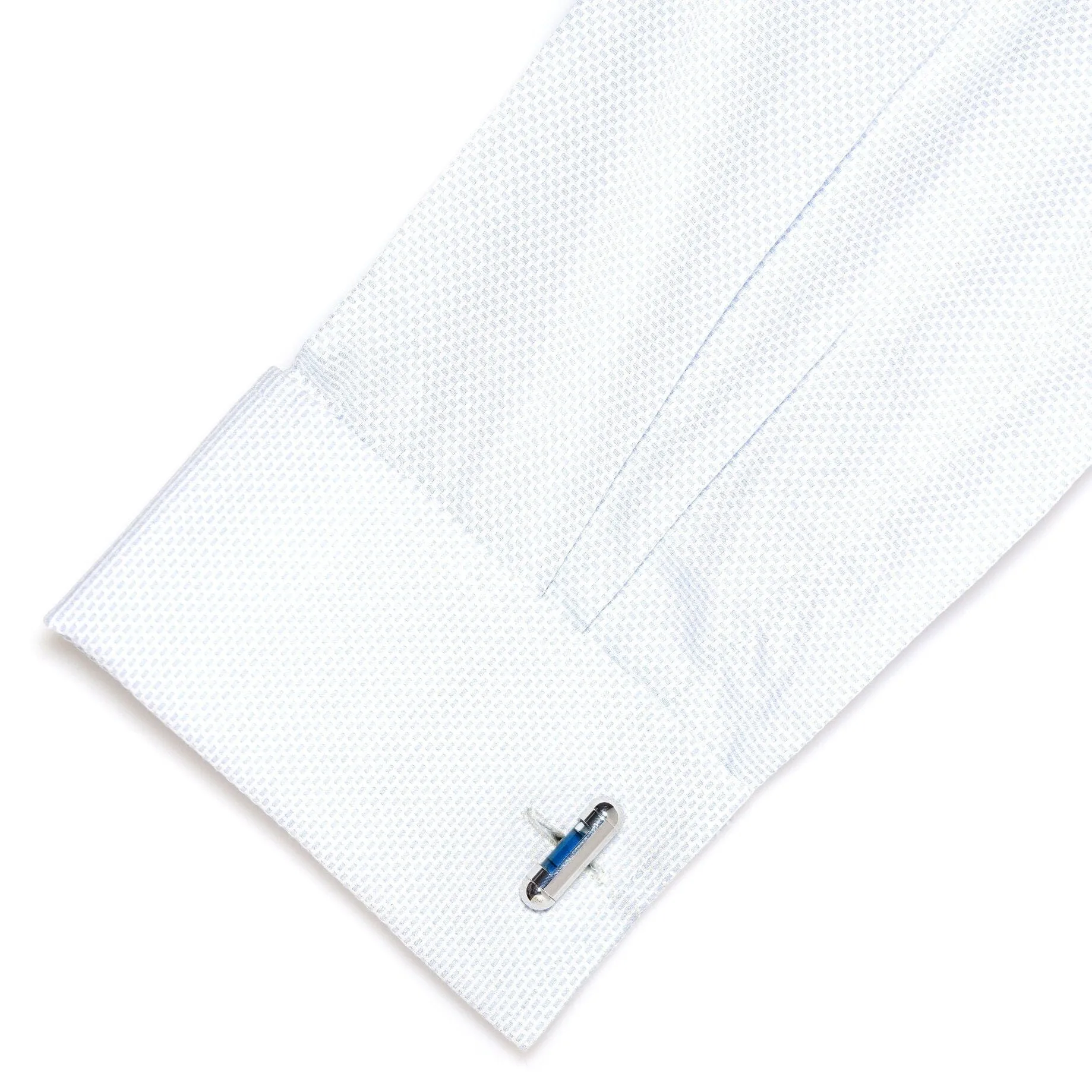Blue Spirit Level Cufflinks