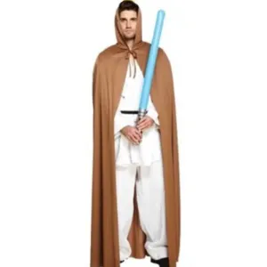 Brown Hooded Cape - Adult