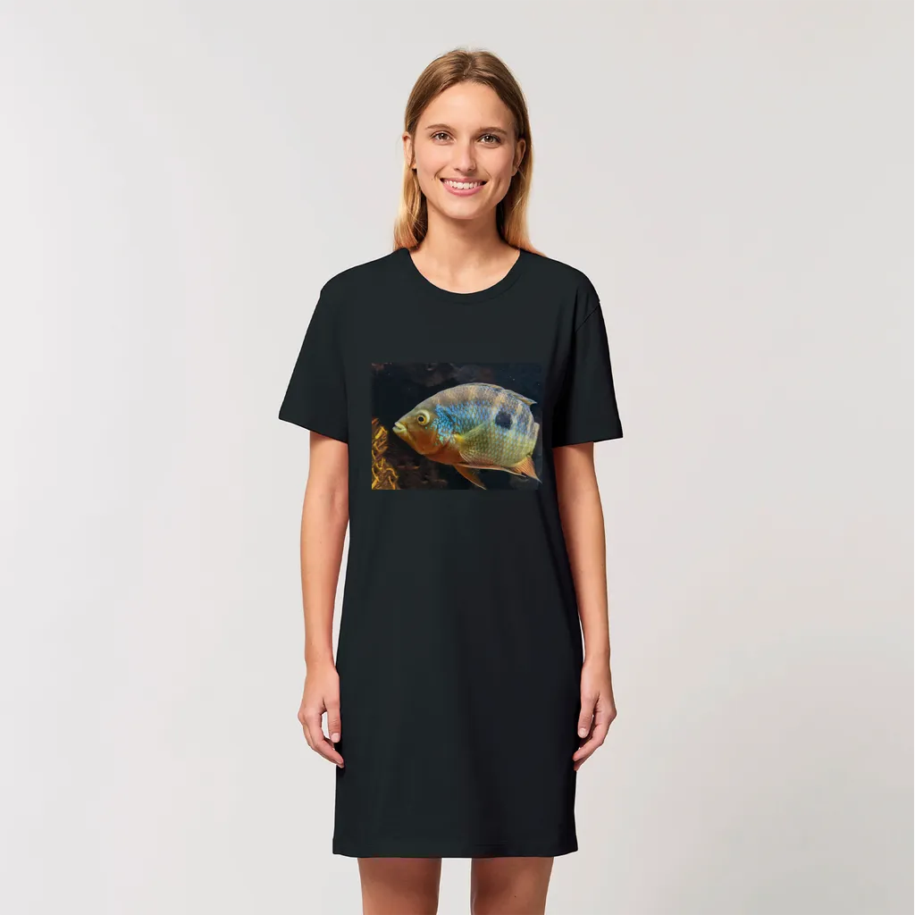 Colorful Fish Organic T-Shirt Dress