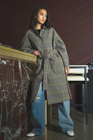 Cooper Coat trip Coat Houndstooth