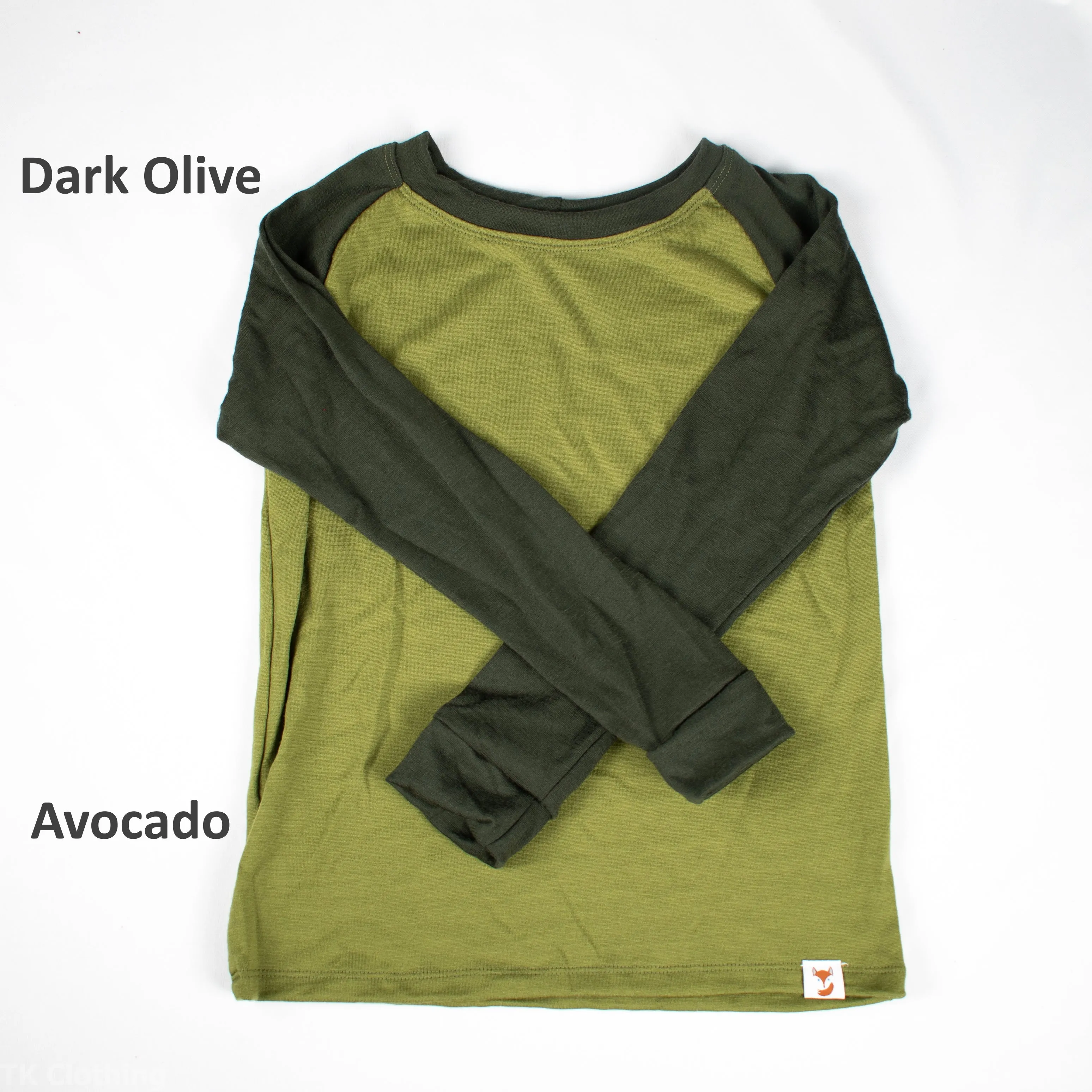 Custom Merino Wool Top - Base Layer Weight - Kids