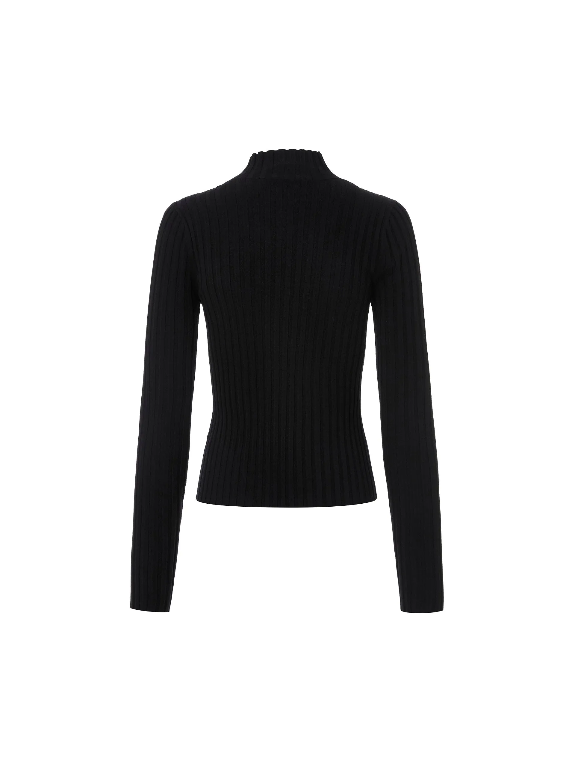 Cutout Turtleneck Sweater