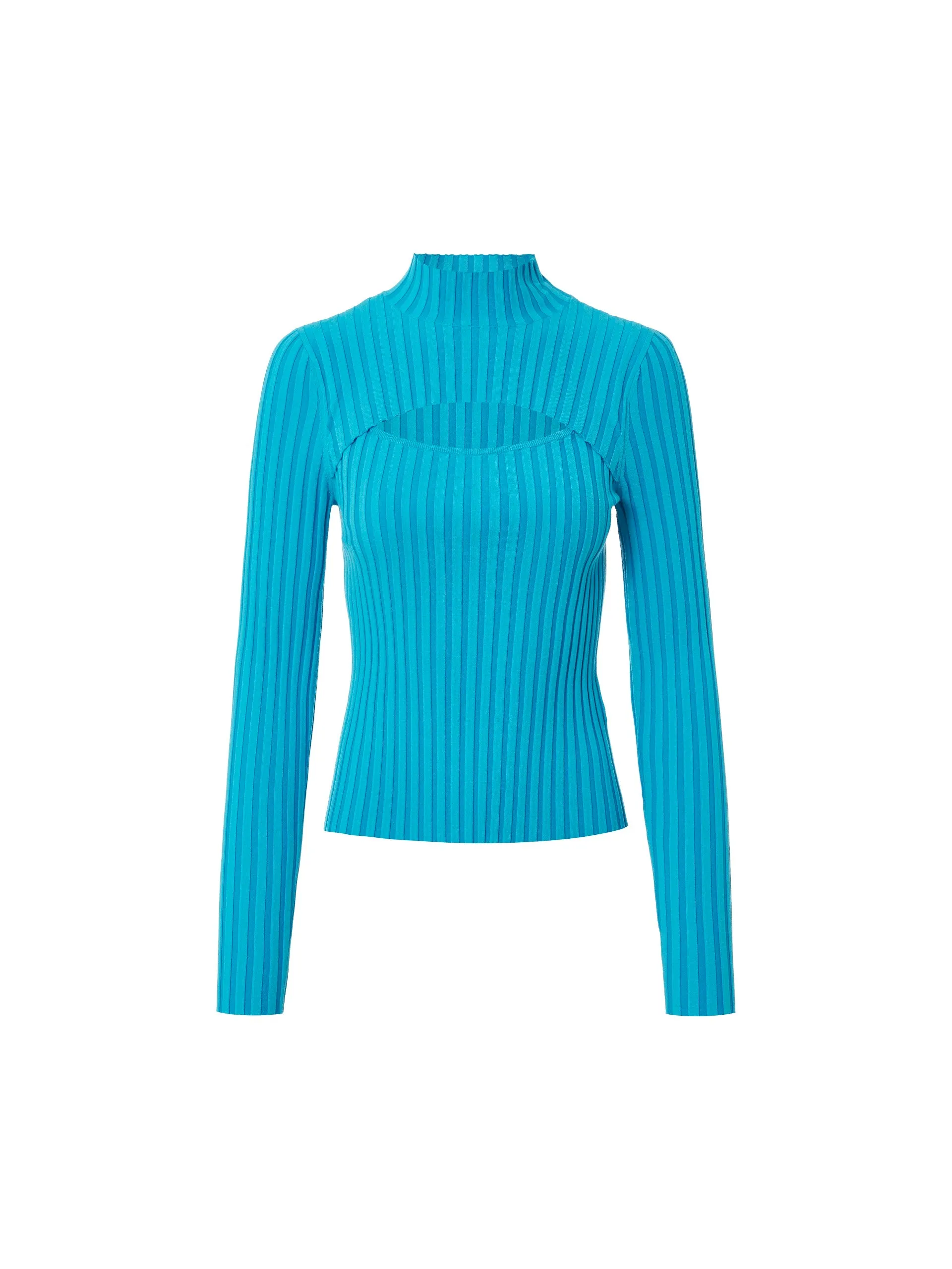 Cutout Turtleneck Sweater