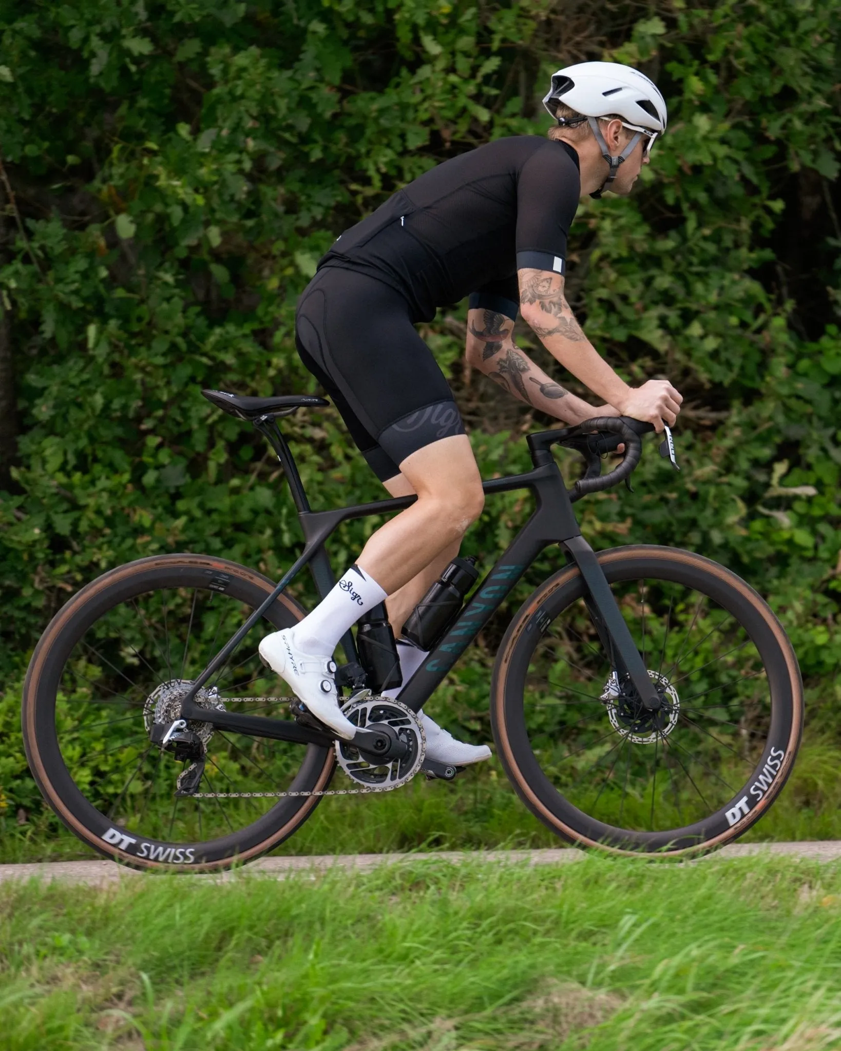 Dahlia Black Pro Series Men's Cycling Jersey