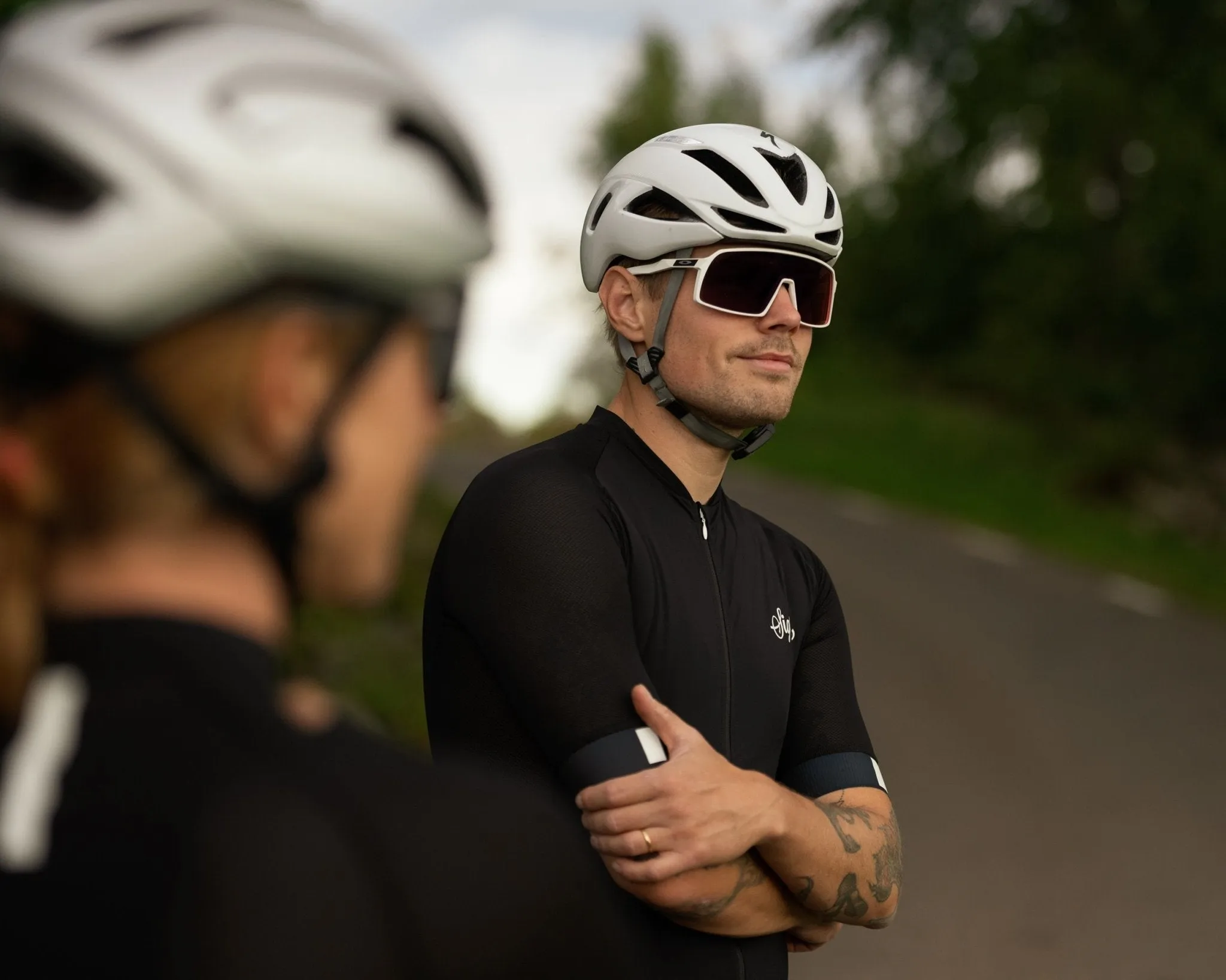Dahlia Black Pro Series Men's Cycling Jersey