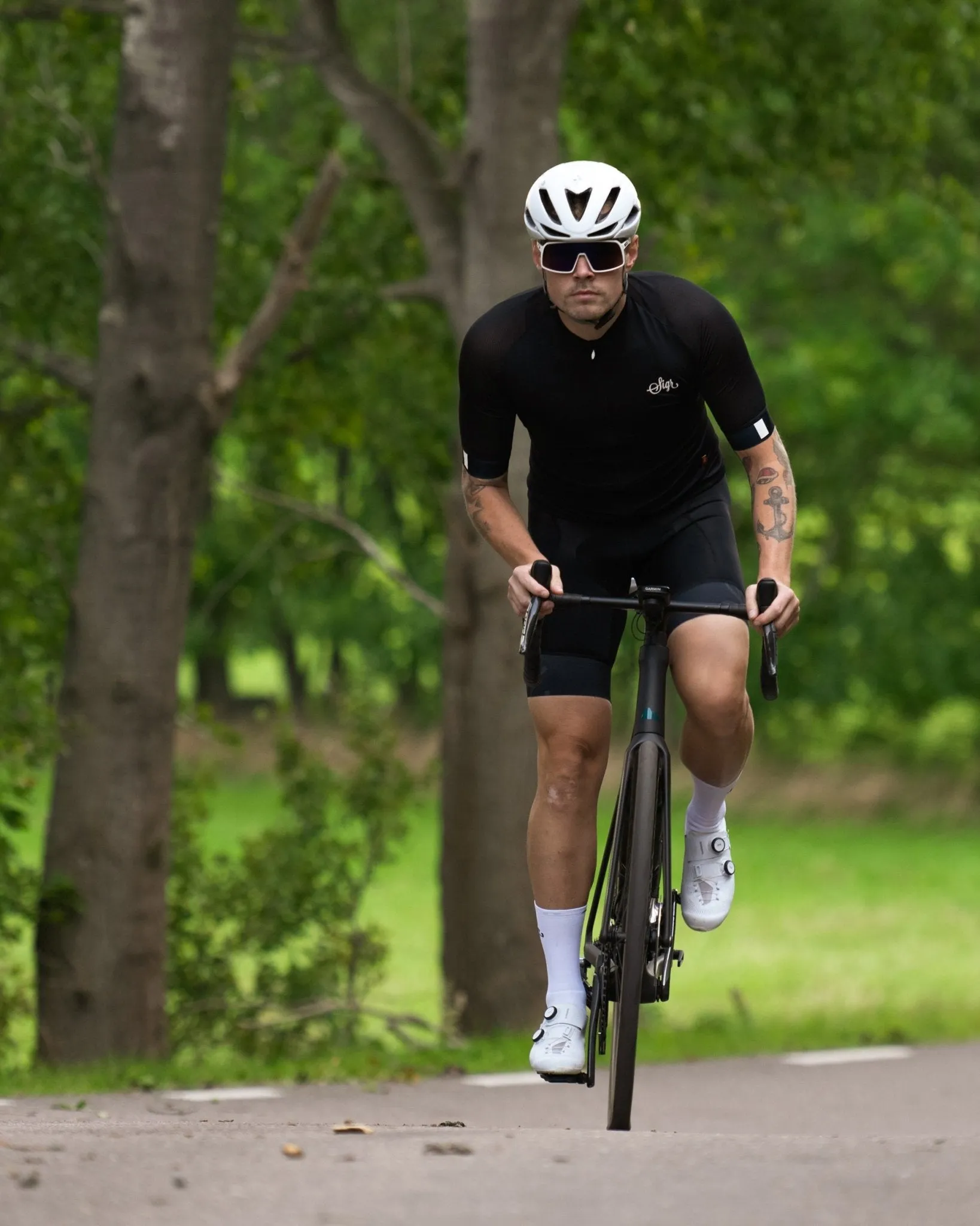 Dahlia Black Pro Series Men's Cycling Jersey
