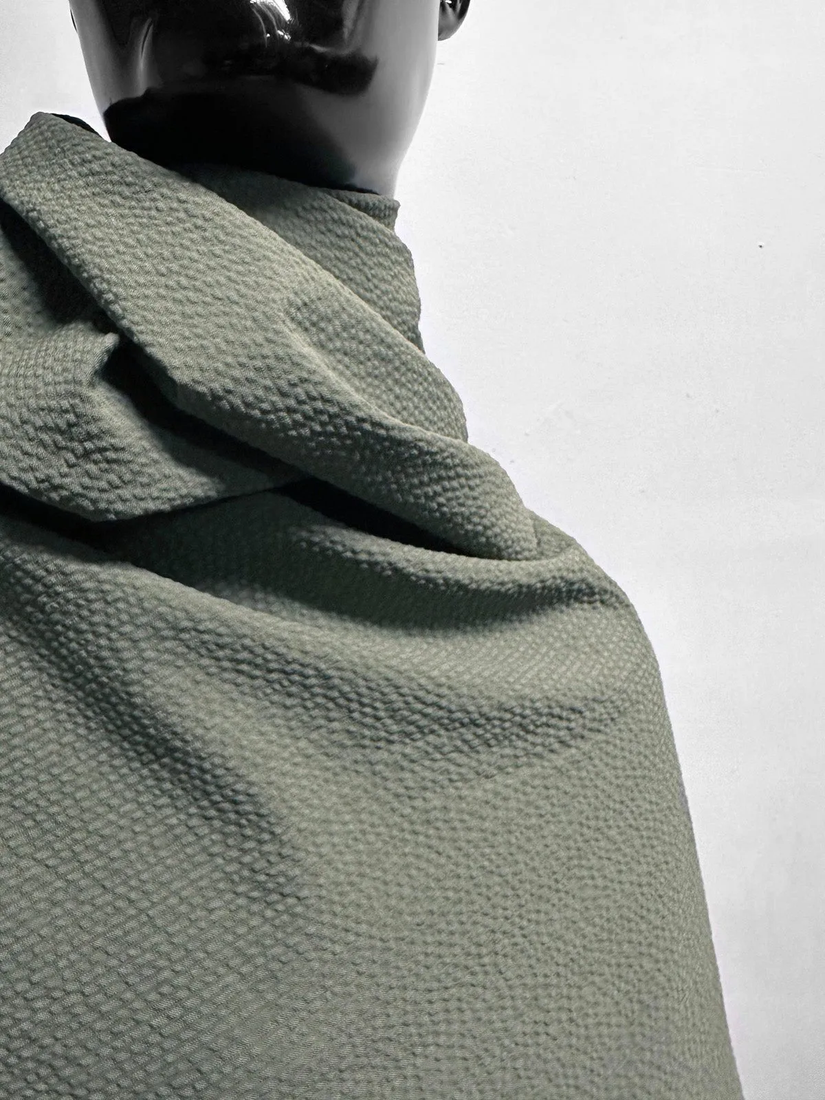 Designer Olive Seersucker