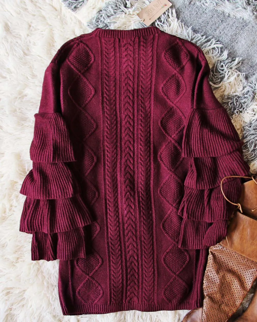 Enchanted Knit Sweater Dress