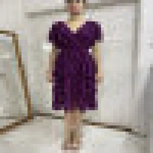 Goddiva Chiffon Tiered Midi With Elastic Waist At The Back