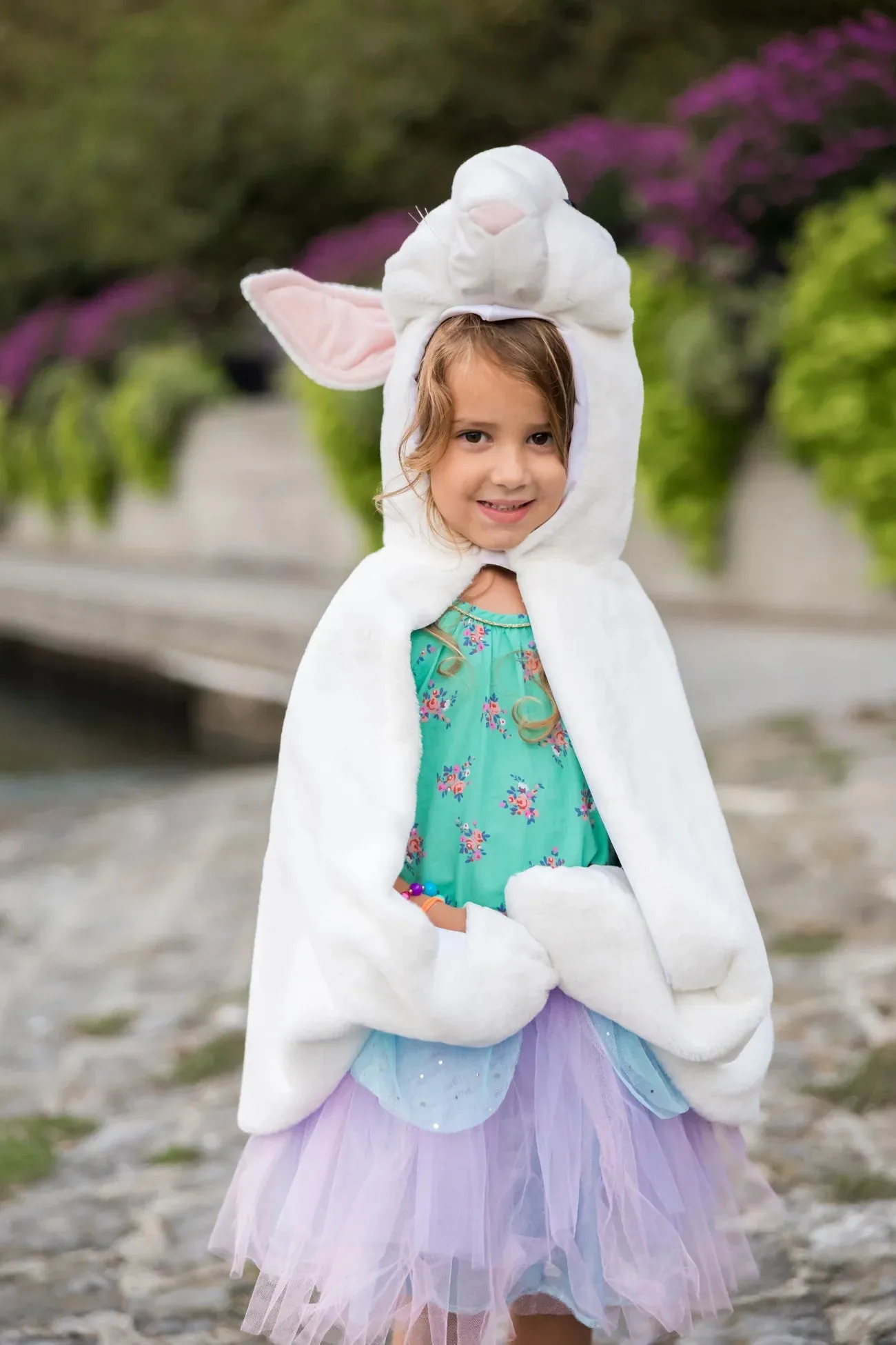 Great Pretenders Bunny Cuddle Cape - size 4/6