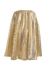 Great Pretenders Gracious Gold Sequin Cape 5/6