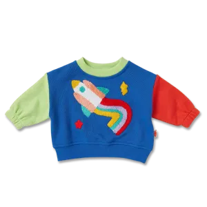 Halcyon Nights Navy Sweater - Rocket Ride