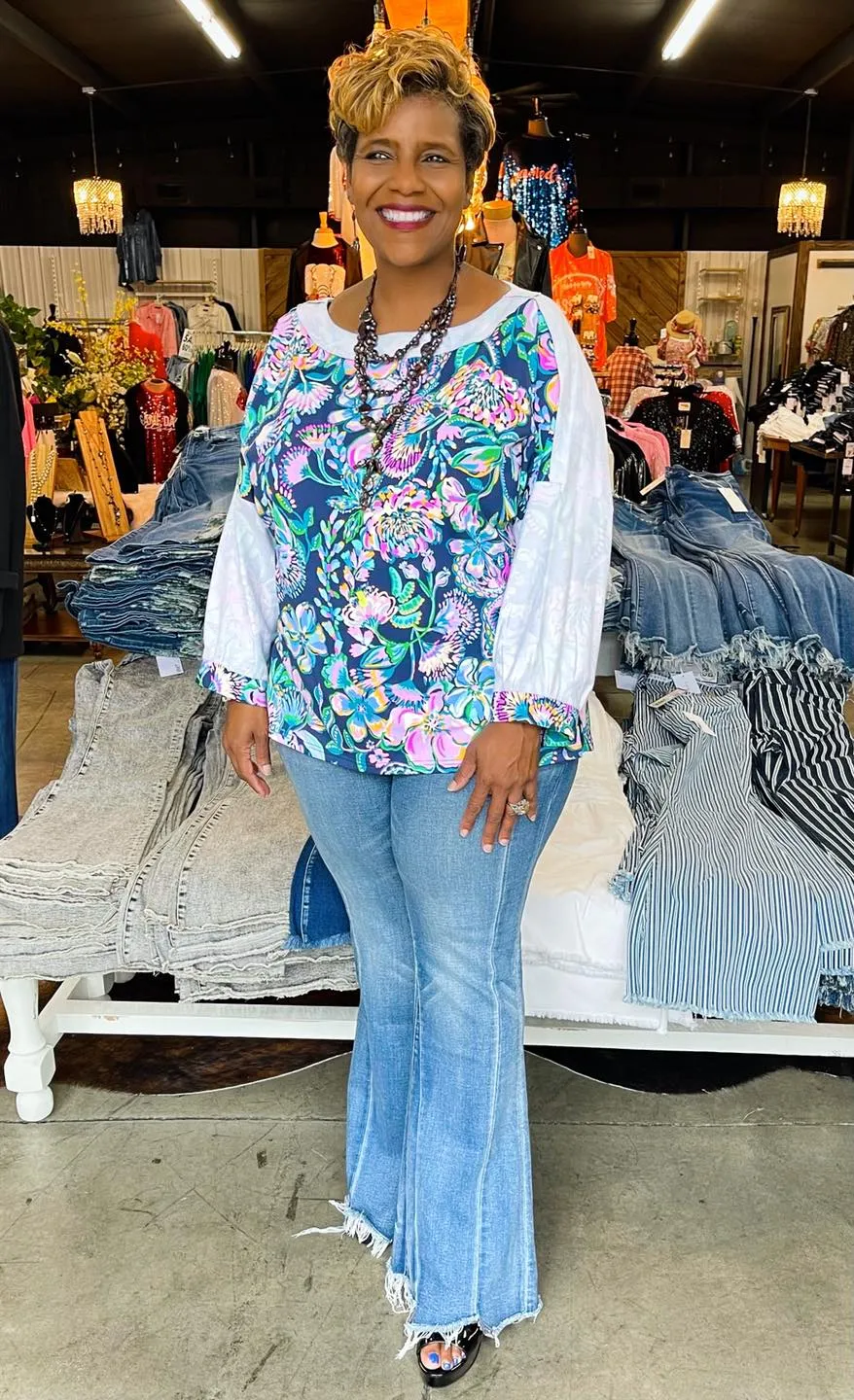 HC Southern Floral Pullover