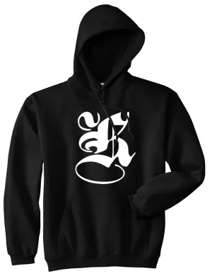 K Gothic Style Font Pullover Hoodie Hoody