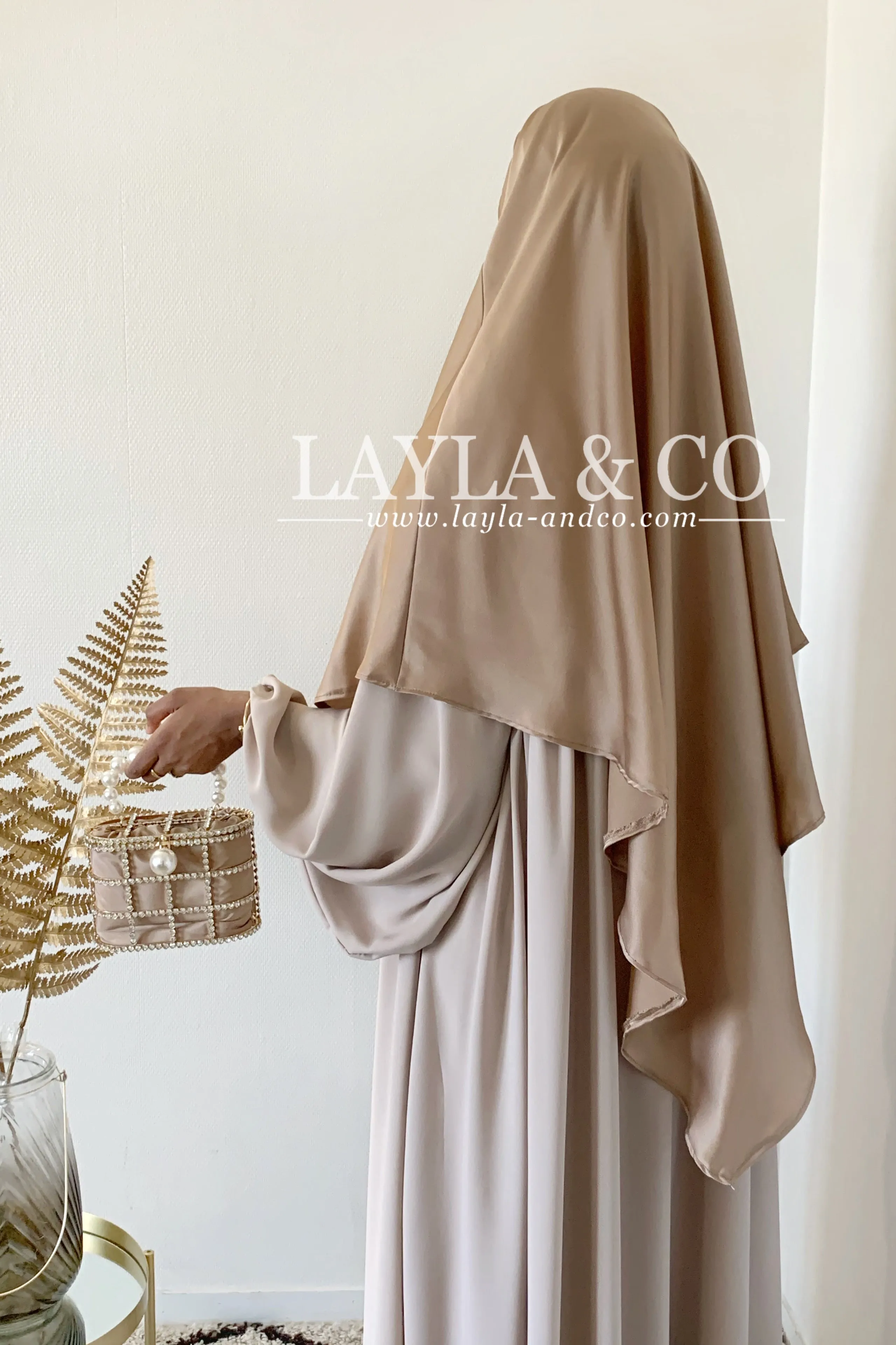Khimar satiné ( couleurs)
