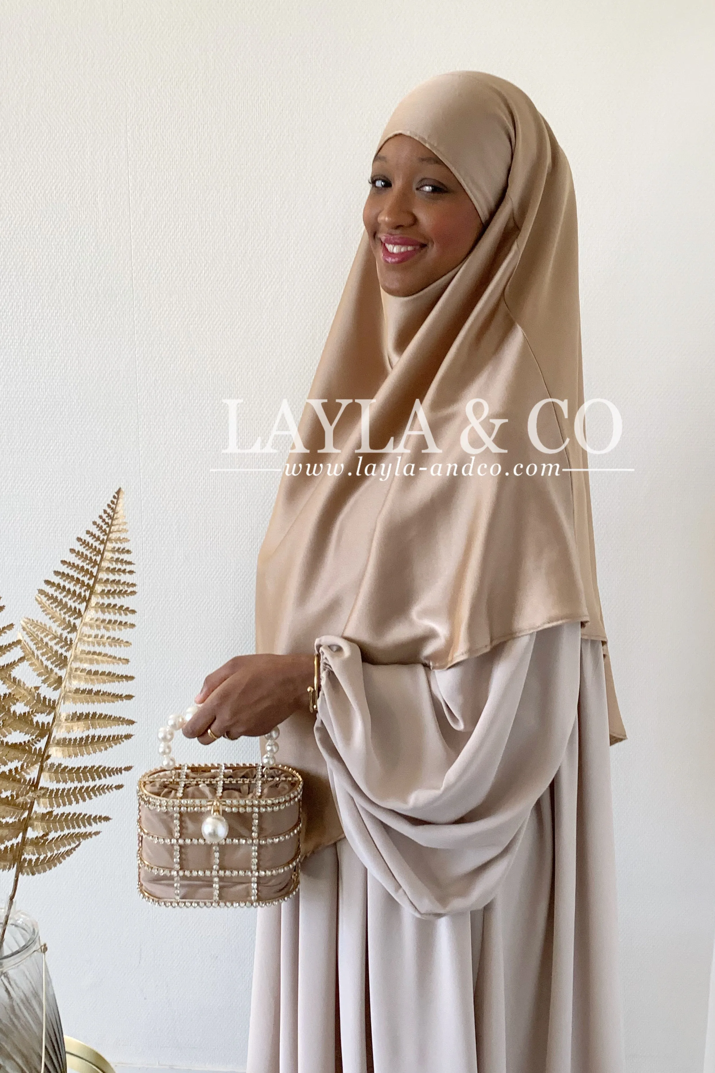 Khimar satiné ( couleurs)
