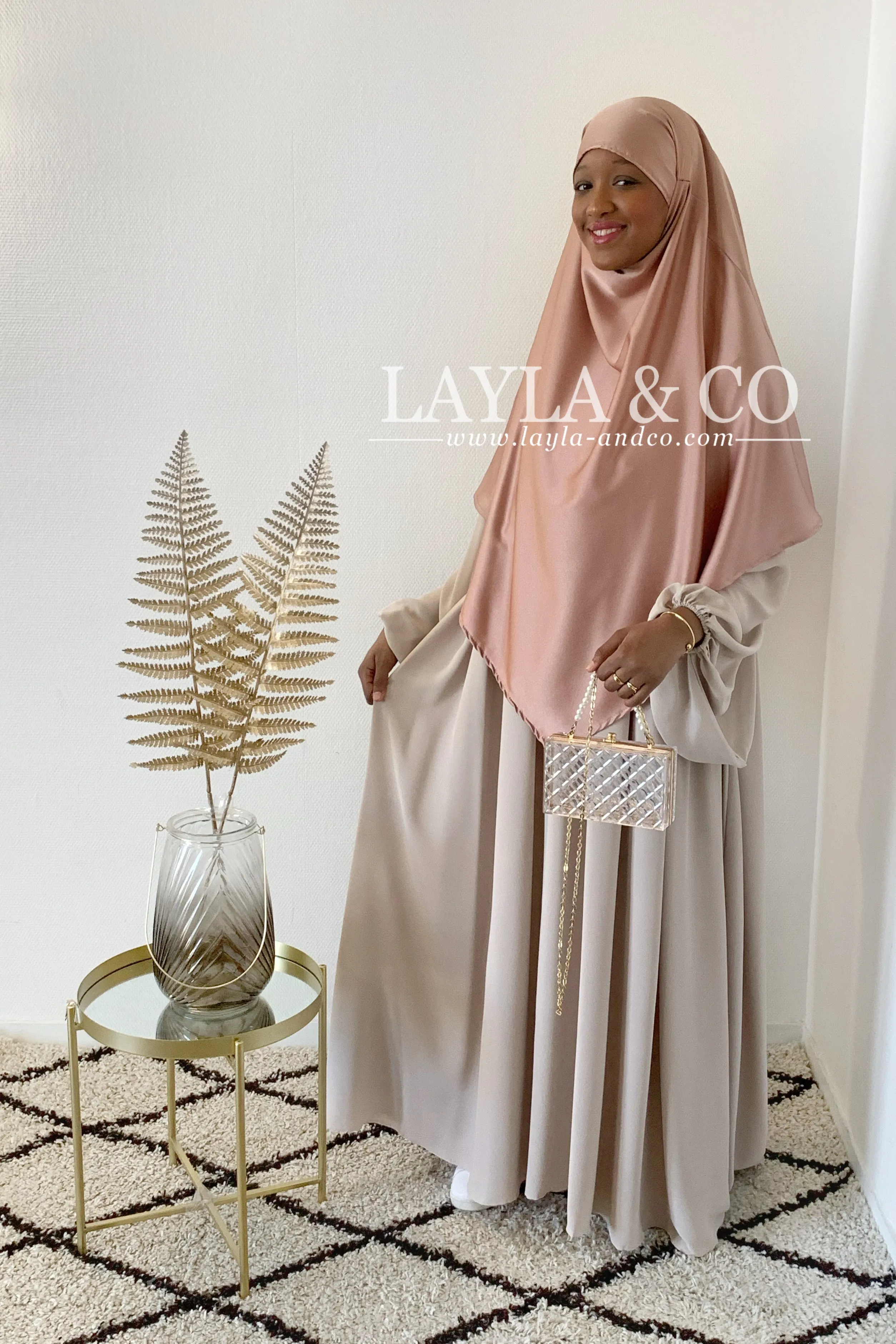 Khimar satiné ( couleurs)