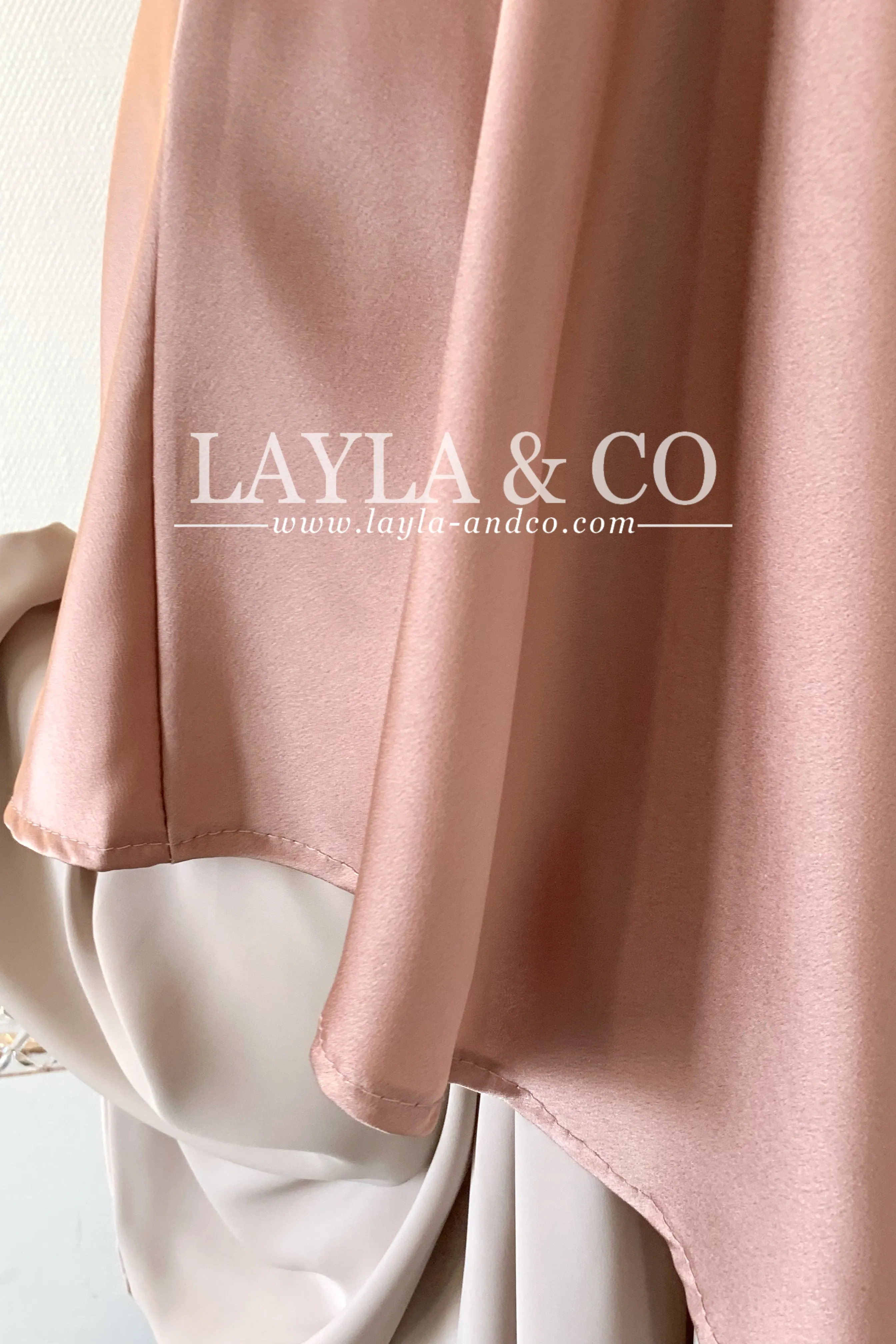 Khimar satiné ( couleurs)