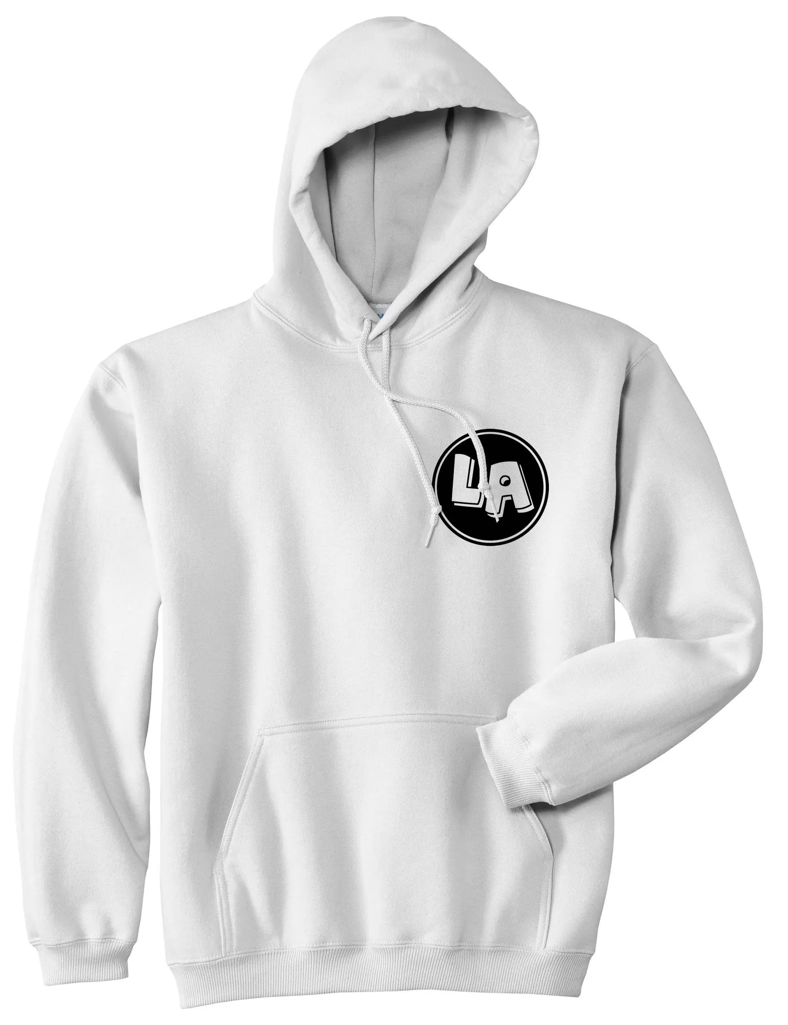 LA Circle Chest Los Angeles Pullover Hoodie