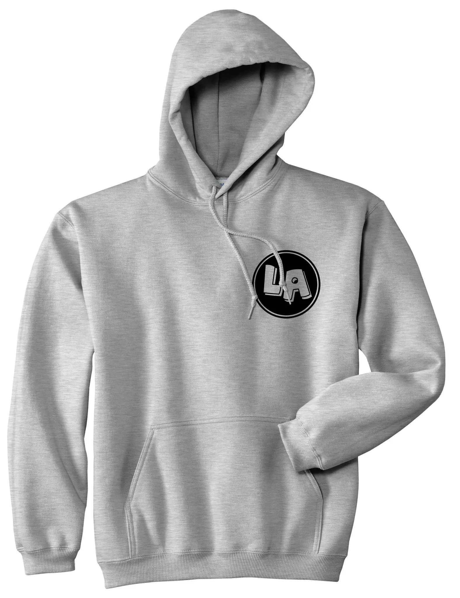 LA Circle Chest Los Angeles Pullover Hoodie