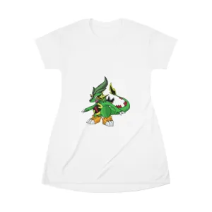 Ledinaking All Over Print T-Shirt Dress