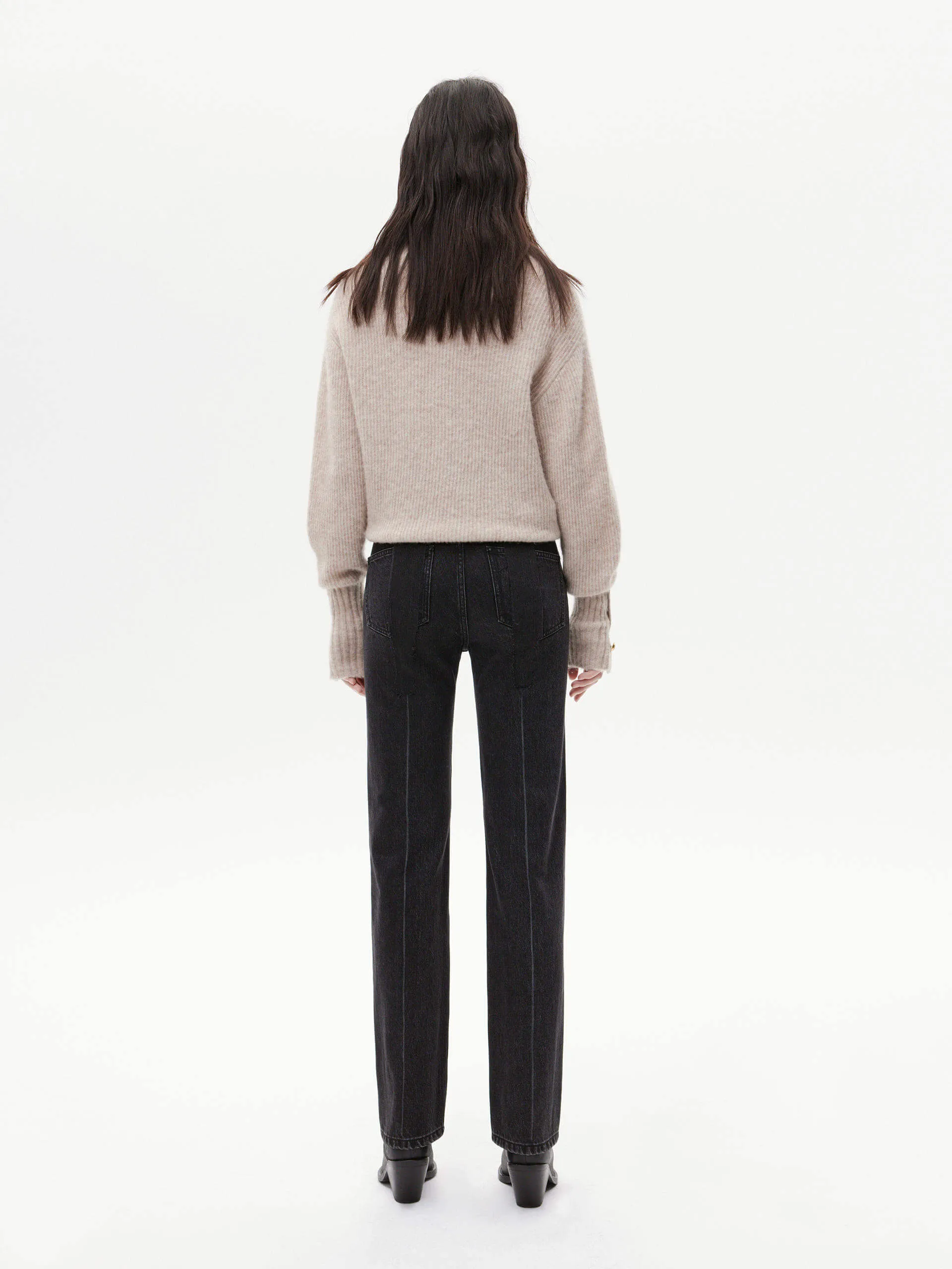 Loose Fit Turtleneck Sweater