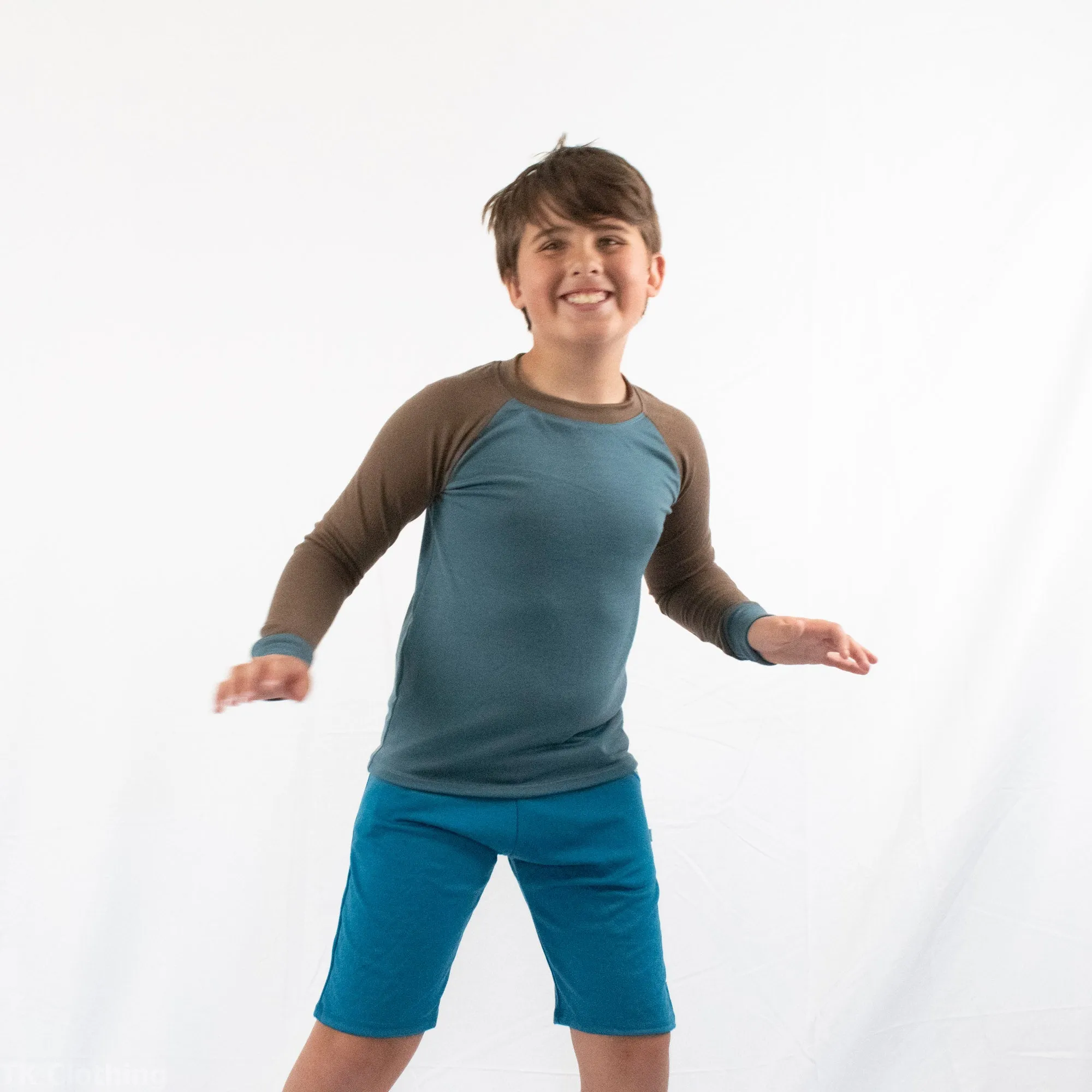 Merino Wool Long Sleeve Top - Base Layer Weight