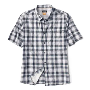 Orvis Men's SS Open Air Caster Plaid Shirt / Carbon