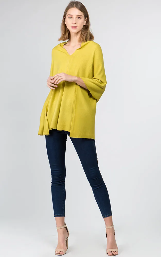 PA8672 Solid Color Basic High Quality Poncho (Color A to L)