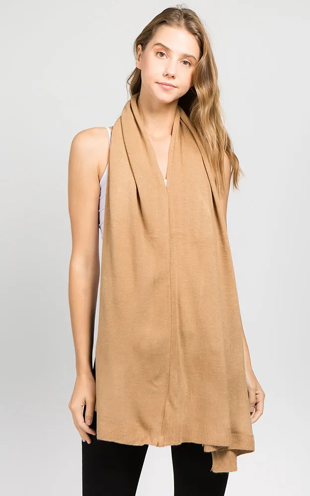 PA8672 Solid Color Basic High Quality Poncho (Color A to L)