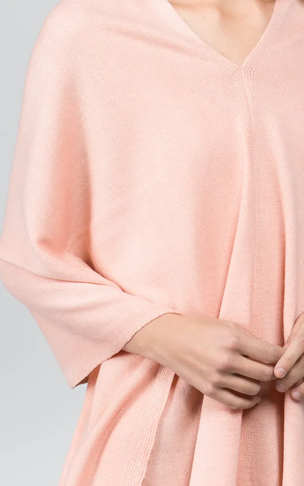PA8672 Solid Color Basic High Quality Poncho (Color A to L)