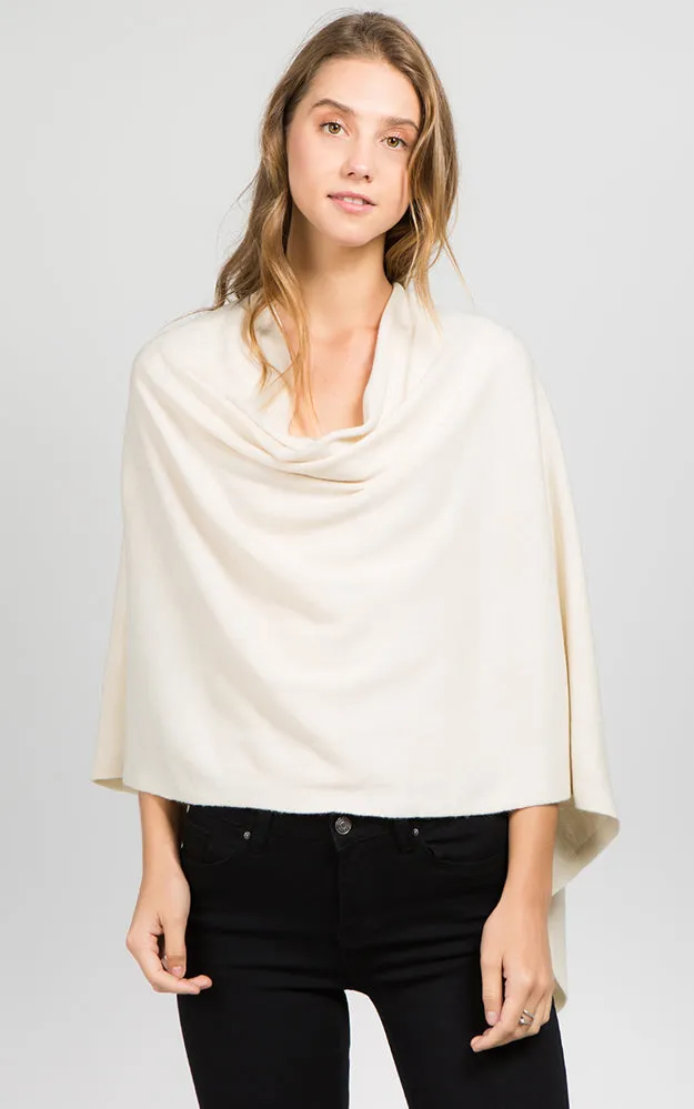 PA8672 Solid Color Basic High Quality Poncho (Color A to L)