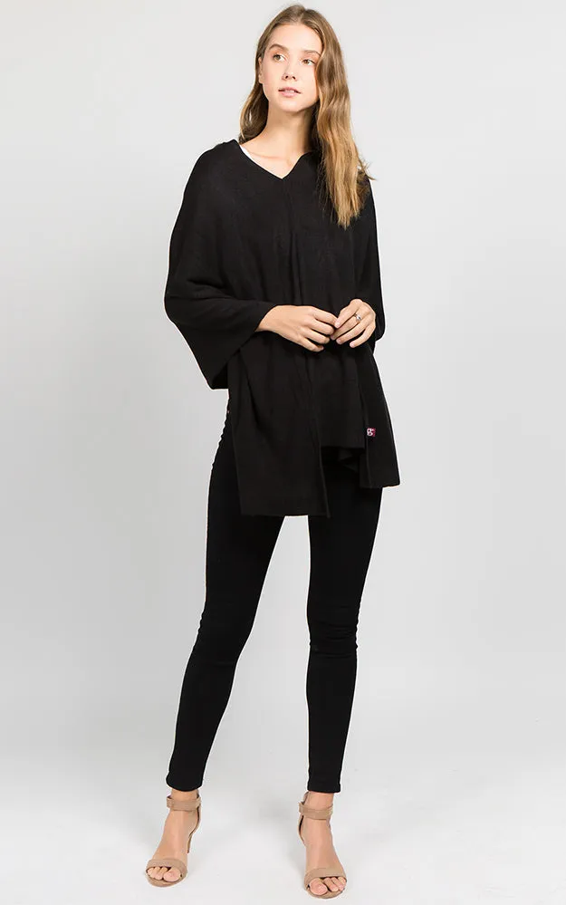 PA8672 Solid Color Basic High Quality Poncho (Color A to L)