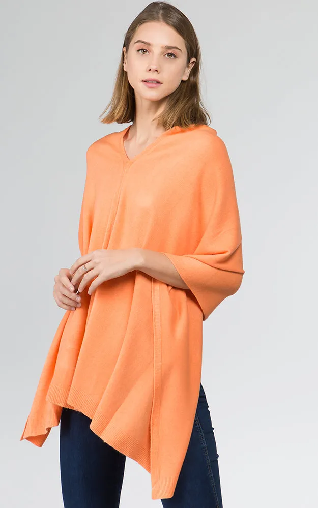 PA8672 Solid Color Basic High Quality Poncho (Color A to L)