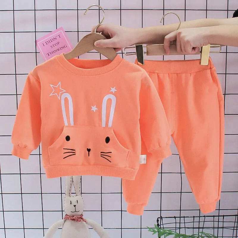 Plaid Letter Print Letter Print Design Sweater Suit For Kids