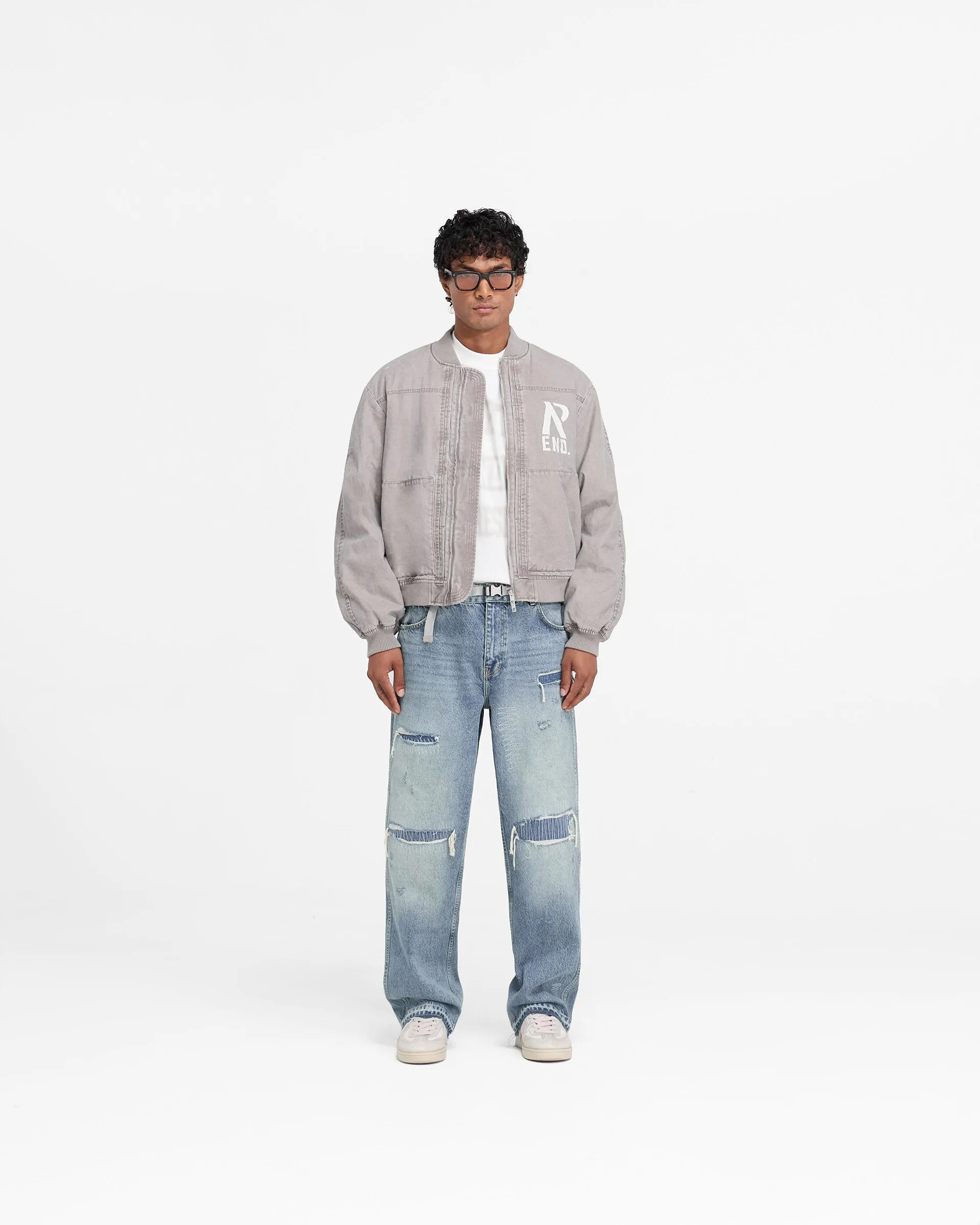 Represent X End Utility Bomber Jacket - Vintage Brown
