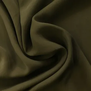 Sandwashed Viscose - Olive Green - END OF BOLT 105cm