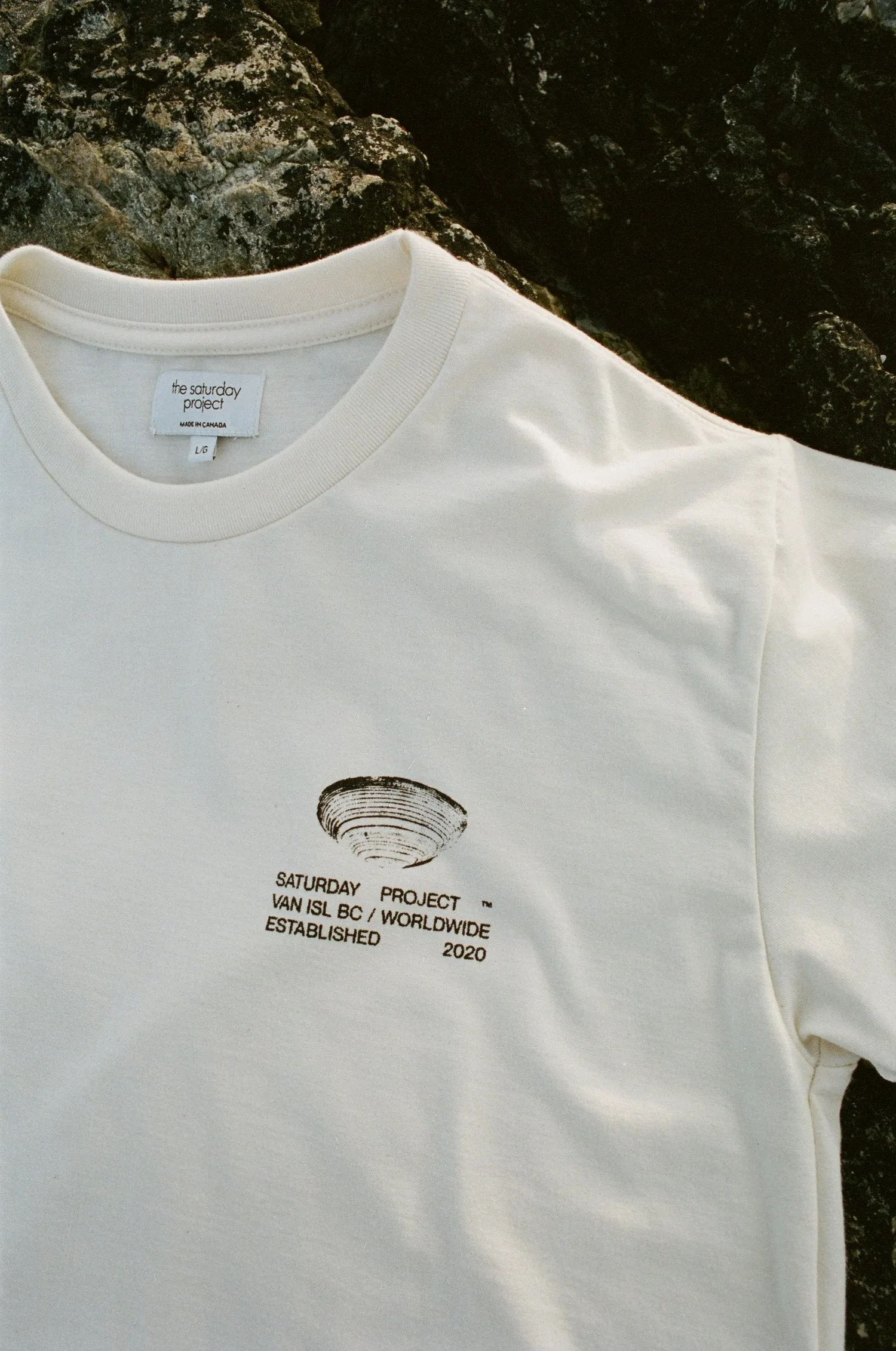 The Saturday Project - Coastal Waters Tee - Natural