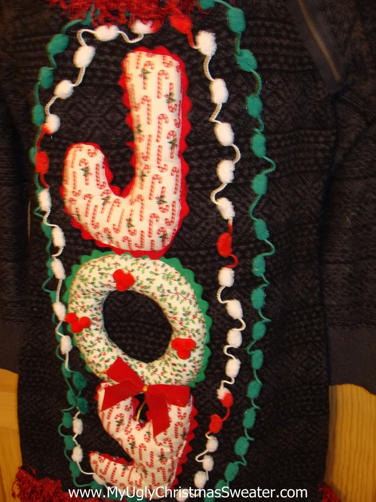 Ugly Christmas Sweater Party Tacky Dress JOY (d39)