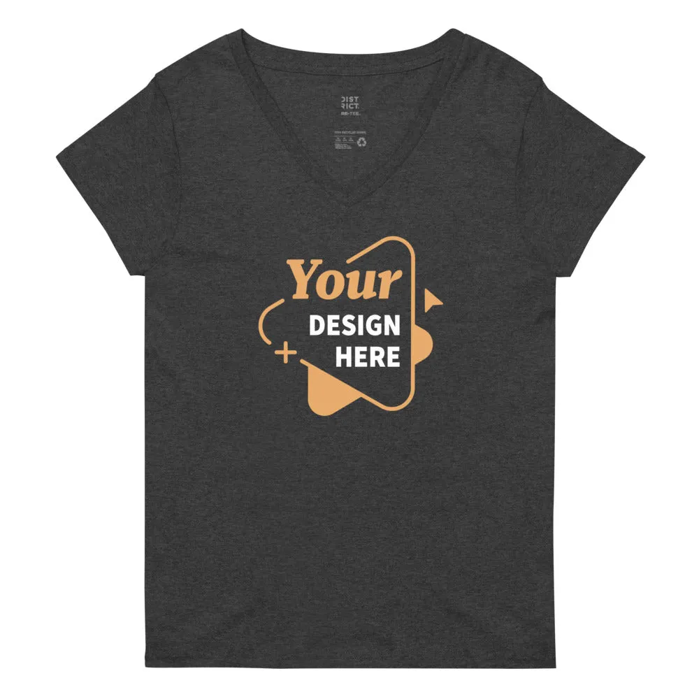 Women's Recycled V-Neck T-Shirt | District DT8001